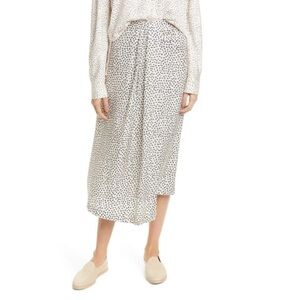 Vince. Star Dot Drape Skirt